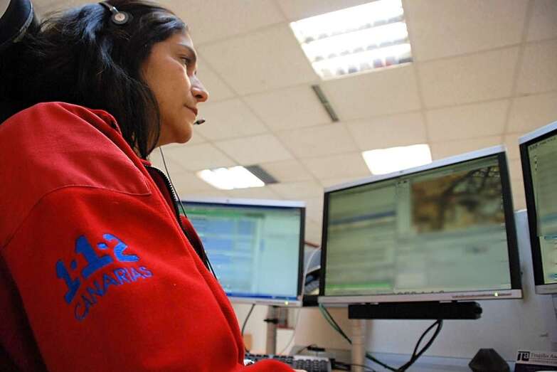 Imagen de archivo de una técnico del 1-1-2 (Foto TA)