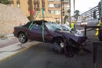 Un fallecido y una mujer herida en un accidente de tráfico en Gran Canaria (Foto TA)