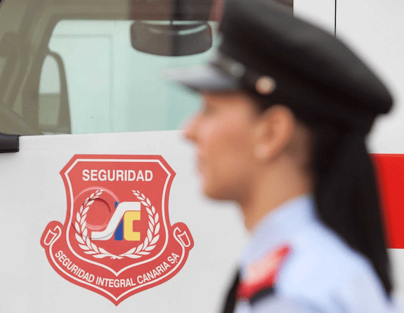 Imagen de archivo del personal de Seguridad Integral Canaria (Foto TA)