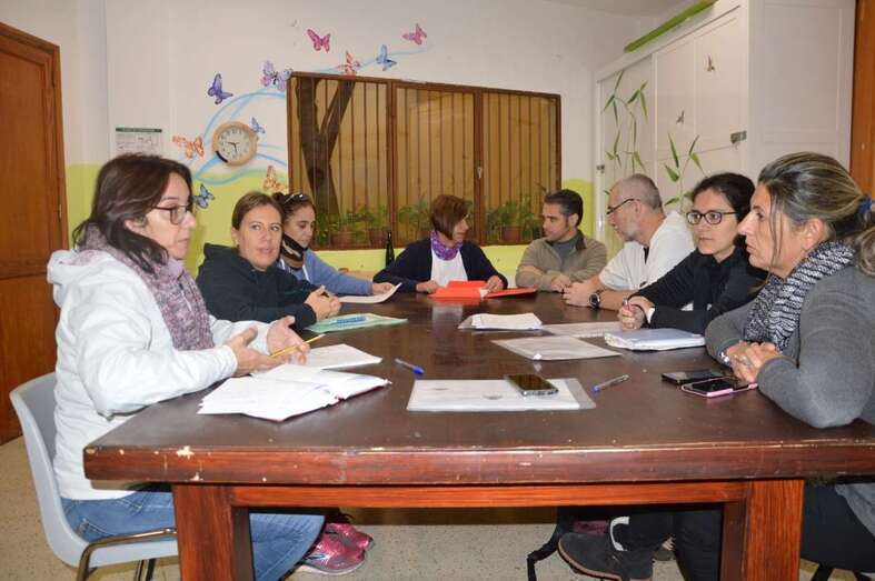Reunión en Valsequillo para la renovación del proyecto (Foto TA)