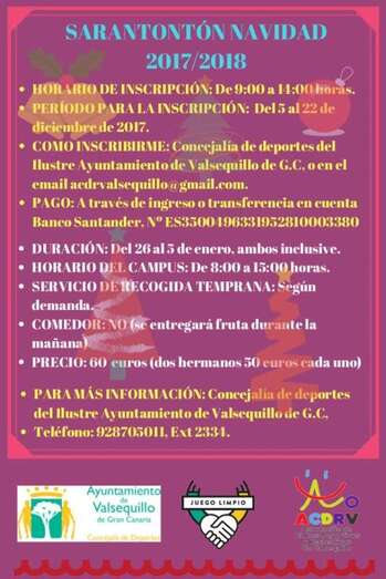 Cartel de la actividad (Foto TA)