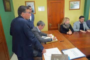 Visita institucional de presidente del Gobierno de Canarias a Valsequillo (Foto Acfi Press/TA)