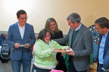Visita institucional de presidente del Gobierno de Canarias a Valsequillo (Foto Acfi Press/TA)