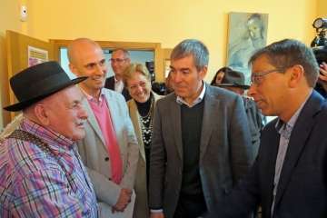 Visita institucional de presidente del Gobierno de Canarias a Valsequillo (Foto Acfi Press/TA)
