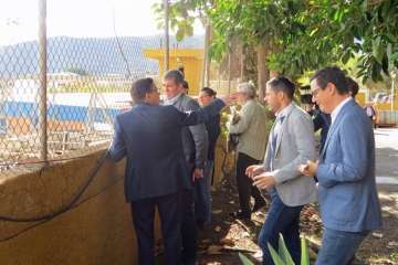 Visita institucional de presidente del Gobierno de Canarias a Valsequillo (Foto Acfi Press/TA)