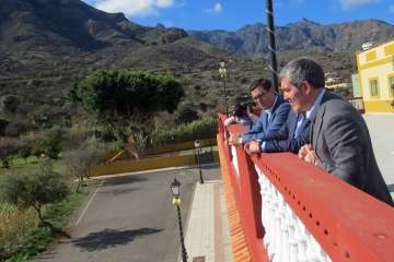 Visita institucional de presidente del Gobierno de Canarias a Valsequillo (Foto Acfi Press/TA)