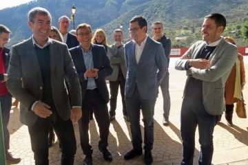 Visita institucional de presidente del Gobierno de Canarias a Valsequillo (Foto Acfi Press/TA)