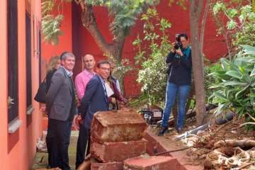 Visita institucional de presidente del Gobierno de Canarias a Valsequillo (Foto Acfi Press/TA)