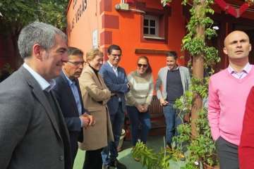 Visita institucional de presidente del Gobierno de Canarias a Valsequillo (Foto Acfi Press/TA)