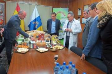 Visita institucional de presidente del Gobierno de Canarias a Valsequillo (Foto Acfi Press/TA)