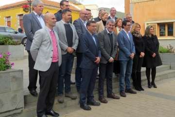 Visita institucional de presidente del Gobierno de Canarias a Valsequillo (Foto Acfi Press/TA)