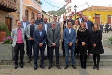 Visita institucional de presidente del Gobierno de Canarias a Valsequillo (Foto Acfi Press/TA)