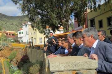 Visita institucional de presidente del Gobierno de Canarias a Valsequillo (Foto Acfi Press/TA)