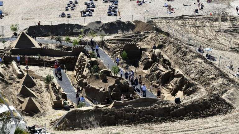 En total 171.206 personas disfrutaron contemplando el belén de Las Canteras (Foto TA)
