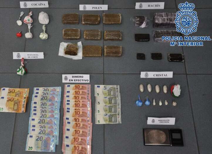 Imagen de las sustancias intervenidas (Foto TA)