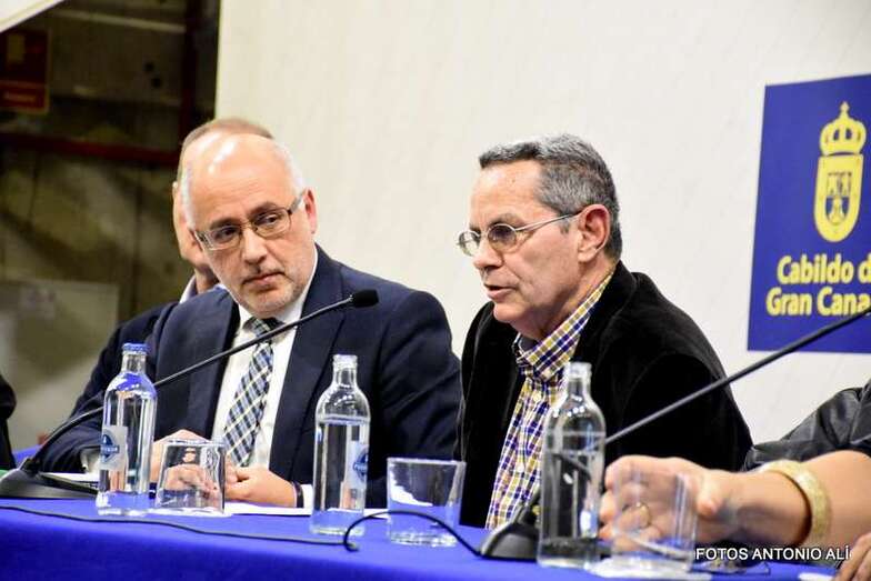 Paco González Concepción, ayer durante la presentación del libro 40 años de libertad (Foto Antonio Alí)