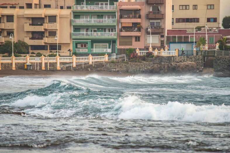 Imagen de archivo de la playa teldense de Salinetas (Foto Antonio Rico)