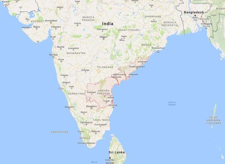 Mapa de La India (Foto TA)