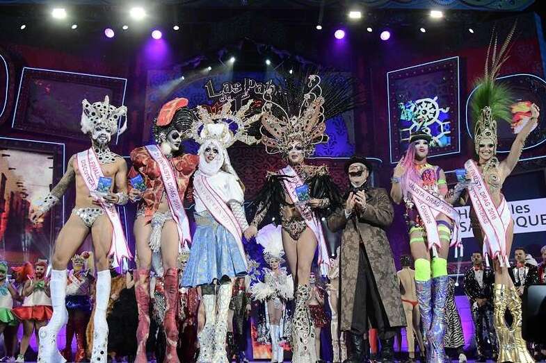 Los premiados del concurso de anoche (Foto Tony Hernández-Lpcanaraval)