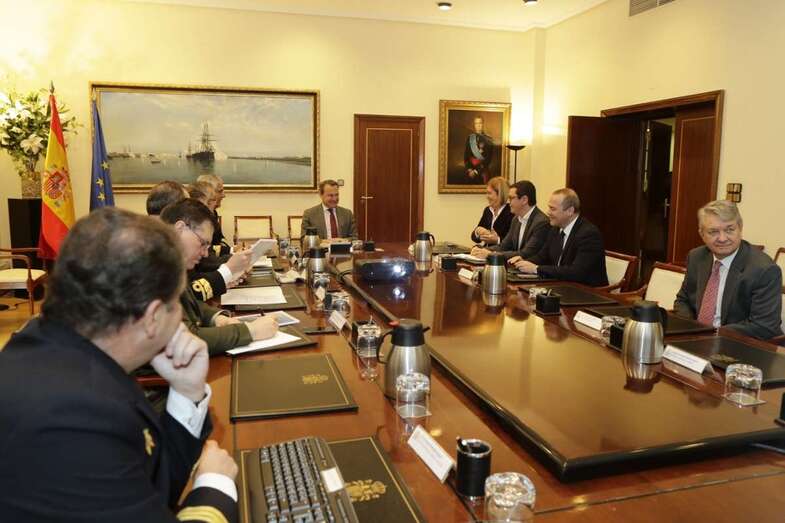 La primera reunión de la mesa de trabajo tuvo lugar este martes en la sede de Defensa (Foto TA)