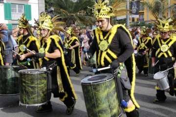 Telde se deja ver en el coso carnavalero de la capital, que reúne a miles de mascaritas en sus calles (Foto Francisco Socorro-C7 y Lpcarnaval)