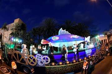 Entierro de la sardina en la capital grancanaria (Foto Lpcarnaval)