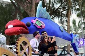 Entierro de la sardina en la capital grancanaria (Foto Lpcarnaval)