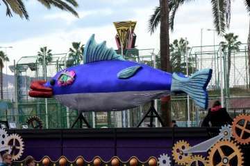 Entierro de la sardina en la capital grancanaria (Foto Lpcarnaval)