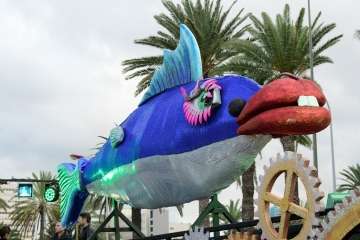 Entierro de la sardina en la capital grancanaria (Foto Lpcarnaval)