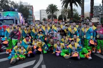 Entierro de la sardina en la capital grancanaria (Foto Lpcarnaval)