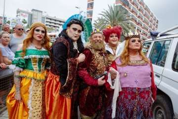 Coso carnavalero del sur grancanario de 2018  (Foto TA y Antonio Alí)