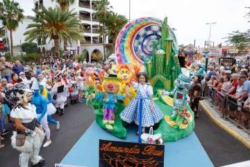 Coso carnavalero del sur grancanario de 2018  (Foto TA y Antonio Alí)