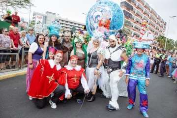 Coso carnavalero del sur grancanario de 2018  (Foto TA y Antonio Alí)