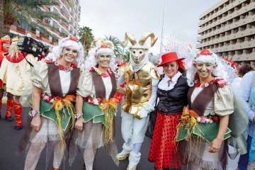 Coso carnavalero del sur grancanario de 2018  (Foto TA y Antonio Alí)