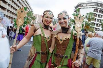 Coso carnavalero del sur grancanario de 2018  (Foto TA y Antonio Alí)