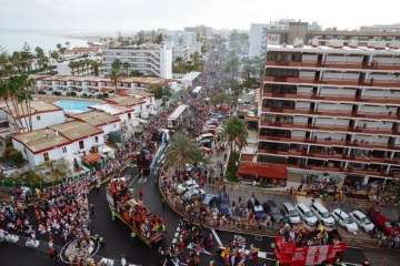 Coso carnavalero del sur grancanario de 2018  (Foto TA y Antonio Alí)