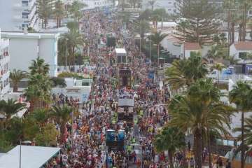 Coso carnavalero del sur grancanario de 2018  (Foto TA y Antonio Alí)