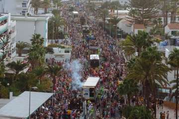 Coso carnavalero del sur grancanario de 2018  (Foto TA y Antonio Alí)
