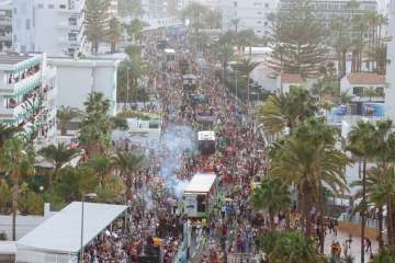 Coso carnavalero del sur grancanario de 2018  (Foto TA y Antonio Alí)
