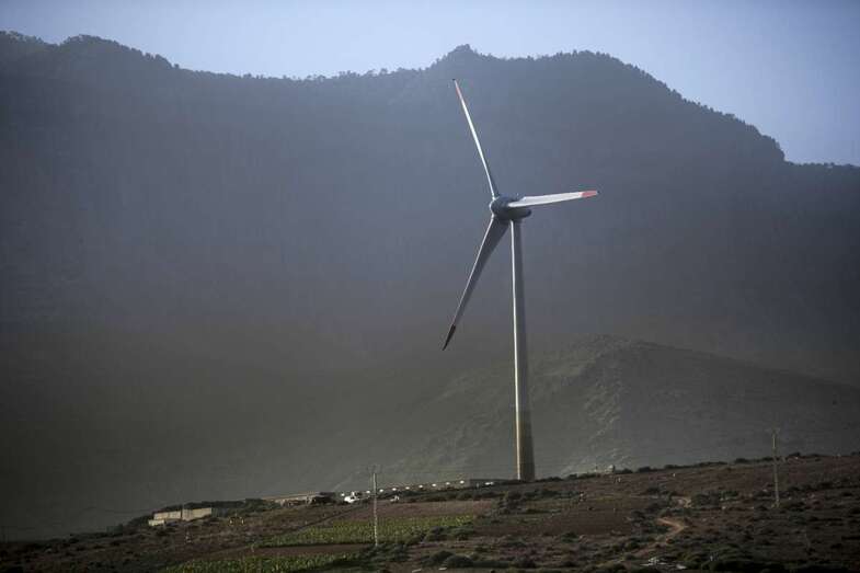 Parque eólico de Endesa en Gran Canaria (Foto TA)