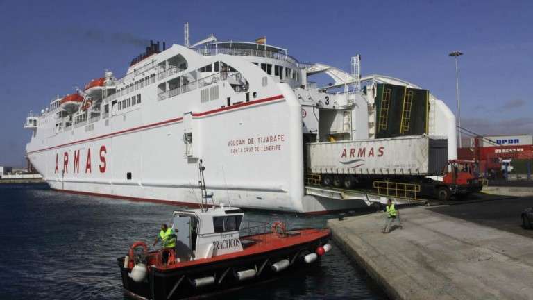 Imagen de archivo de uno de los barcos de Armas (Foto Canarias7)
