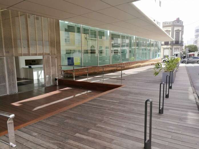 Imagen de la fachada de la Casa Palacio del Cabildo de Gran Canaria (Foto TA)