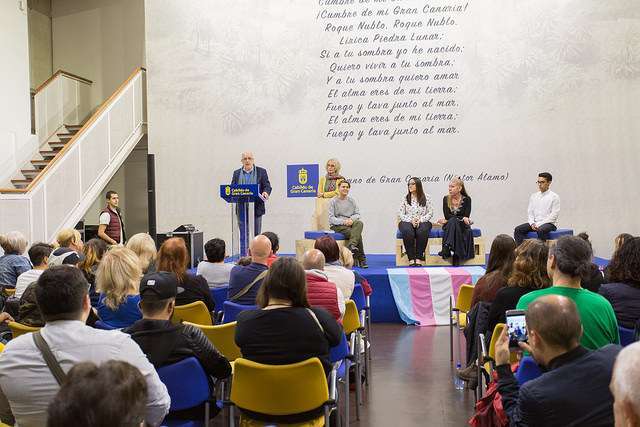 El acto se celebró en la tarde de este jueves en el patio de la Casa Palacio (Foto TA)