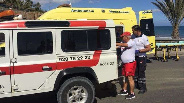 Imagen de archivo de una intervención en Playa del Inglés (Foto TA)