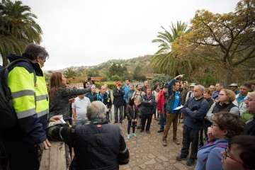 Recorrido por el Barranco del Guiniguada para mostrar algunas de sus riquezas hidráulicas (Foto TA)