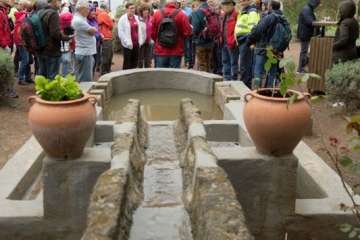 Recorrido por el Barranco del Guiniguada para mostrar algunas de sus riquezas hidráulicas (Foto TA)