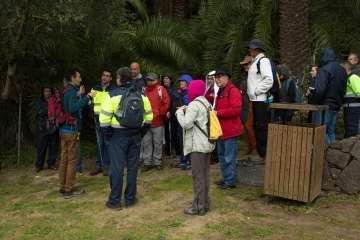 Recorrido por el Barranco del Guiniguada para mostrar algunas de sus riquezas hidráulicas (Foto TA)