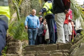 Recorrido por el Barranco del Guiniguada para mostrar algunas de sus riquezas hidráulicas (Foto TA)