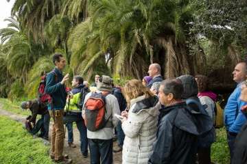 Recorrido por el Barranco del Guiniguada para mostrar algunas de sus riquezas hidráulicas (Foto TA)