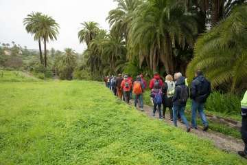 Recorrido por el Barranco del Guiniguada para mostrar algunas de sus riquezas hidráulicas (Foto TA)